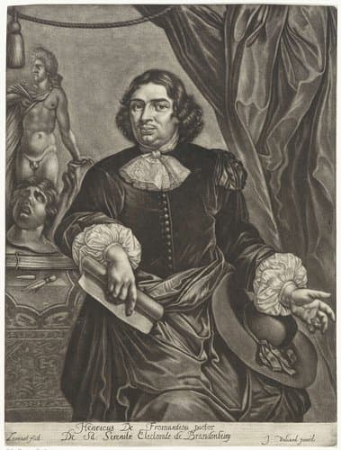 Portret van Henrik de Fromantiou by Johann Friedrich Leonard