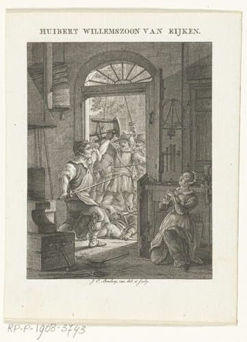 Huibert Willemszoon van Eijken by Johannes Christiaan Bendorp
