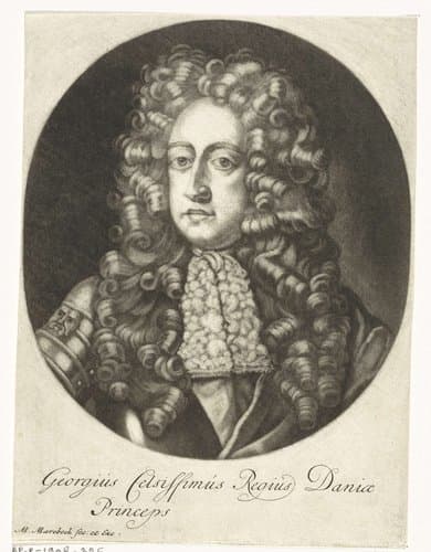 Portret van George I, prins van Denemarken
