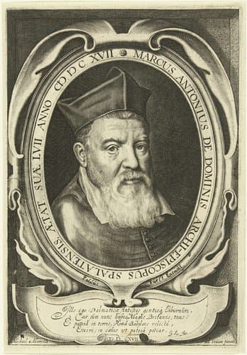 Portret van aartsbisschop Marcus Antonius de Dominis op 57-jarige leeftijd by anonymous