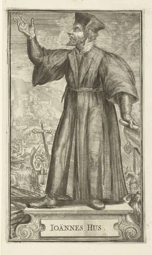 Portret van Johannes Hus by Romeyn de Hooghe