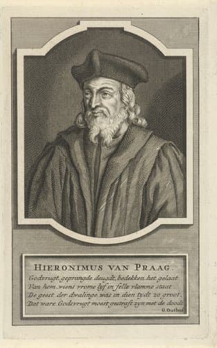 Portret van Hiëronymus van Praag by Adolf van der Laan