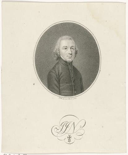 Portret van Johann Joseph Natter by Pieter van der Meulen