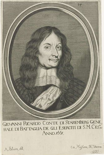 Portret van Giovanni Ricardo Starhemberg by Cornelis Meyssens