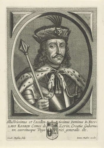 Portret van Nicolaus Esdrin by Cornelis Meyssens
