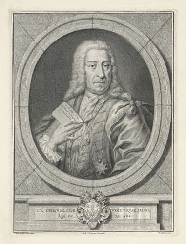 Portret van Dominicus Jauna by Pieter Tanjé