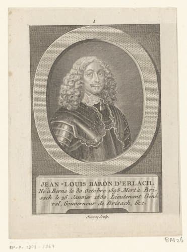 Jean-Louis baron d'Erlach by Pierre Laurent Auvray