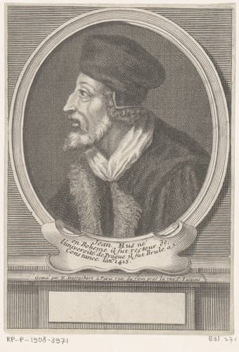 Portret van Johannes Hus by Étienne Desrochers