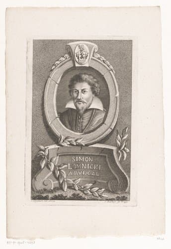 Portret van Simon Lomniczky von Rudecz