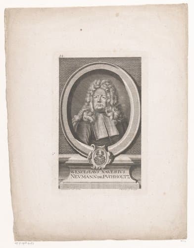 Portret van Wenzel Xaver Neumann von Puchholz