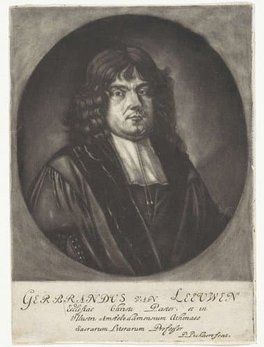 Portret van Gerbrand van Leeuwen by Pieter Pickaert