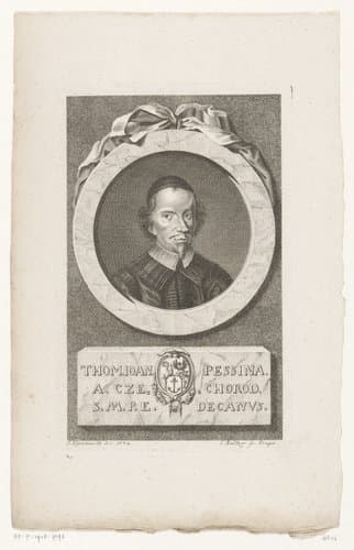 Portret van Thomas Joannes Pessina de Czechorod
