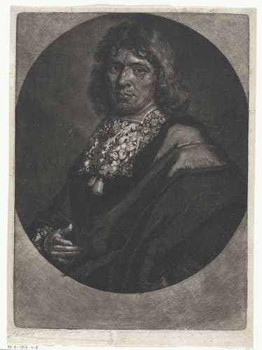 Portret van Adriaan Dortsman by Pieter van der Plas (II)