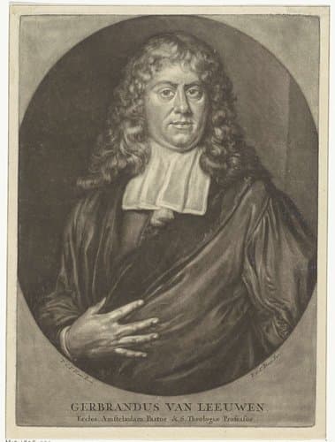 Portret van Gerbrand van Leeuwen by Pieter van der Plas (II)