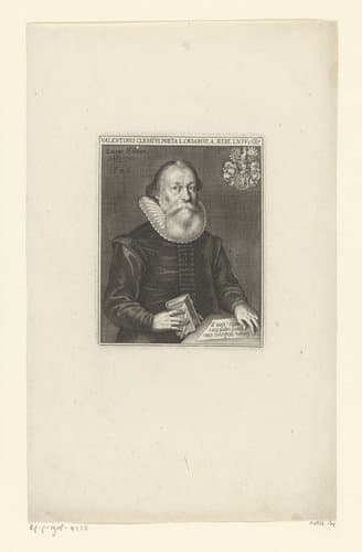 Portret van Valentin Cless op 64-jarige leeftijd by Lucas Kilian