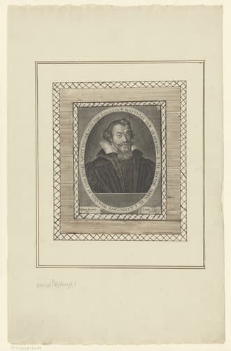 Portret van Matthias Hoë van Hoënegg by Lucas Kilian