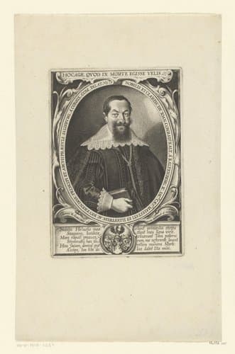 Portret van Johann Conrad Kalt von Kaltenberg by Lucas Kilian