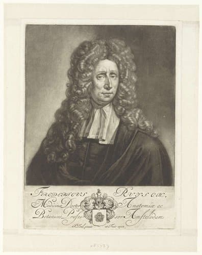 Portret van de arts en botanicus Frederick Ruysch by Juriaen Pool (II)