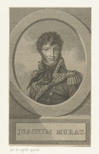 Portret van Joachim Murat koning van Napels by Johannes Christiaan Bendorp