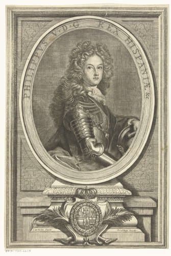 Portret van Filips V by anonymous