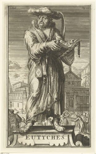 Portret van Eutyches by Romeyn de Hooghe