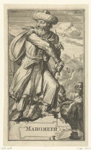 Portret van Mohammed by Romeyn de Hooghe