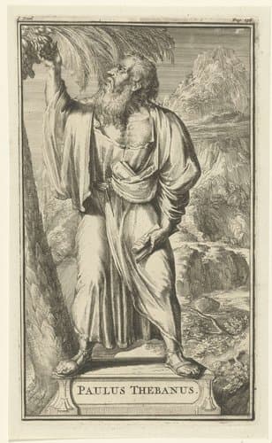 Portret van Sint Paul van Thebe by Romeyn de Hooghe