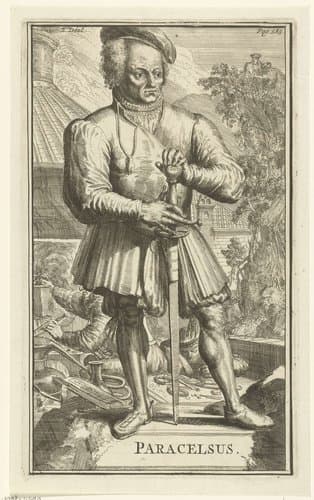 Portret van Paracelsus by Romeyn de Hooghe