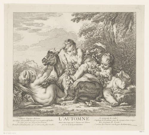 L'automne by Claude Augustin Duflos