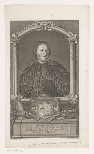 Portret van Anselm Reichlin von Meldegg by C.H. Müller