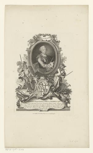 Portret van Giovanni Battista Serbelloni by Johann Esaias Nilson