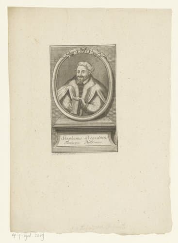 Portret van Stephanus Szegedinus by Johanna Dorothea Sysang