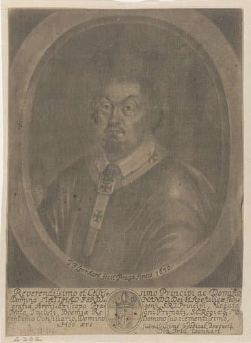 Portret van Matthäus Ferdinand Sobek von Bilenberg by Johann Friedrich Leonard