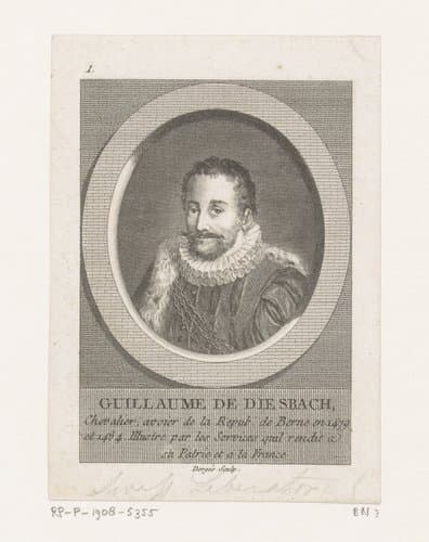 Portret van Guillaume de Diesbach by Dorgez