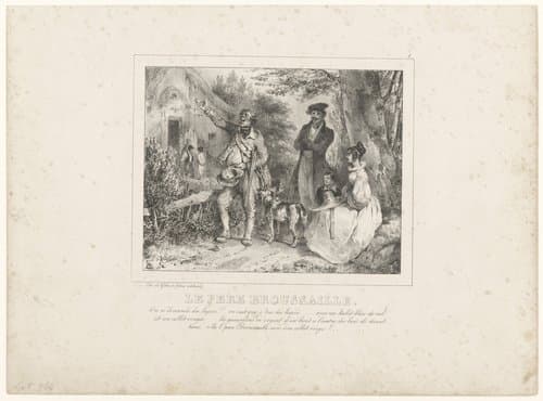 Le père Broussaille by Nicolas Toussaint Charlet