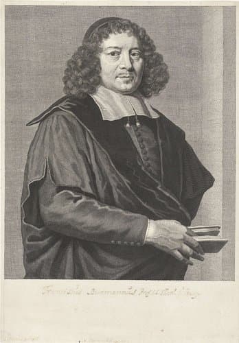 Portret van Frans Burman (I) by Jan van Munnickhuysen