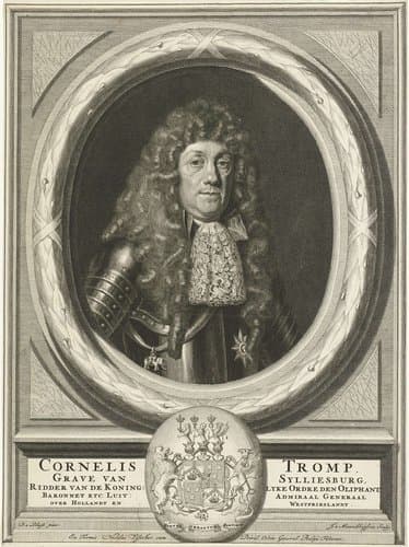 Portret van Cornelis Tromp by Jan van Munnickhuysen