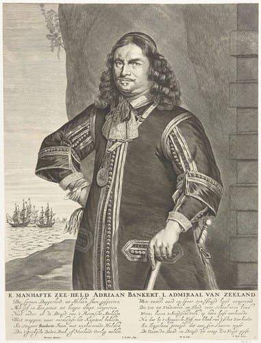 Portret van luitenant-admiraal Adriaen Banckert