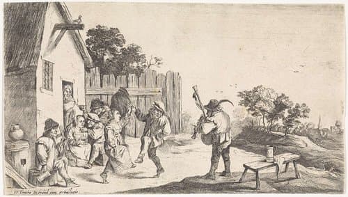 Dans voor de herberg by anonymous