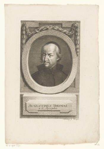 Portret van August Thomas Josepho by Jan Balzer