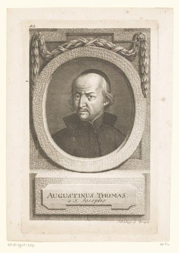Portret van August Thomas Josepho by Jan Balzer