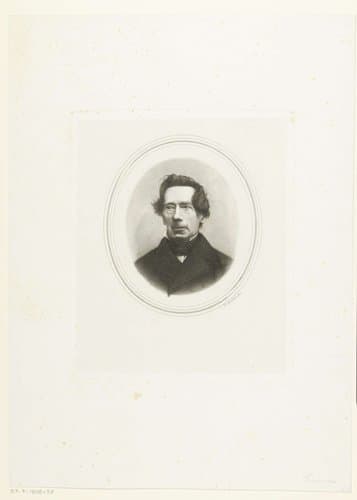 Portret van Johan Rudolf Thorbecke by Petrus Johannes Arendzen