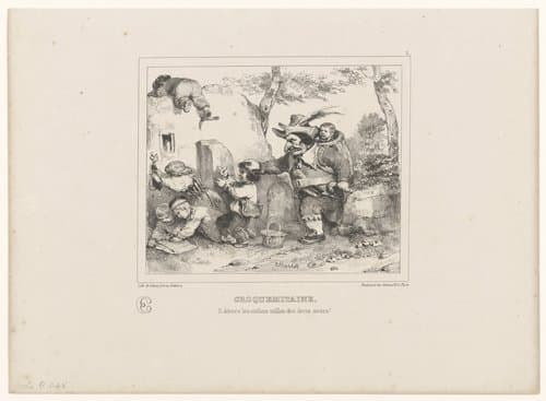 Alfabet met een moraal voor kinderen by Nicolas Toussaint Charlet
