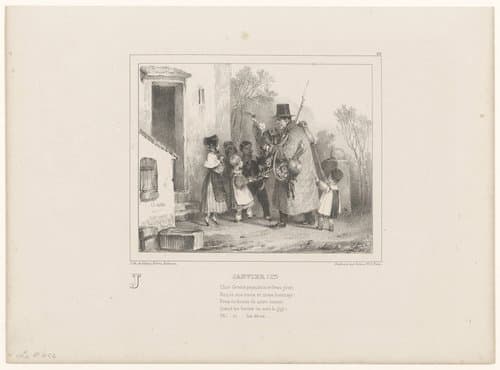 Nieuwjaarsdag by Nicolas Toussaint Charlet