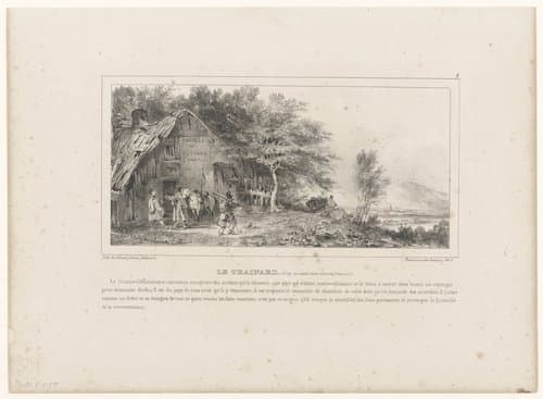 Le trainard (...) by Nicolas Toussaint Charlet