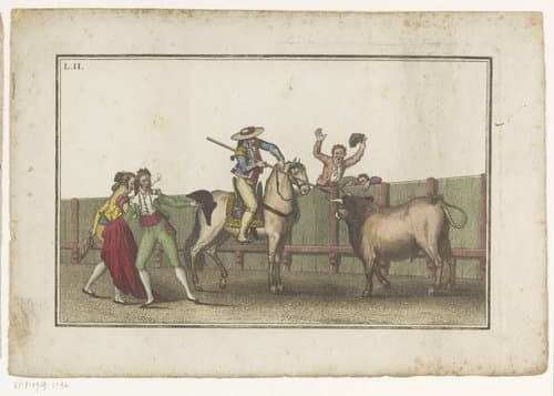 Coleccion de las principales suertes de una corrida de toros by Luis Fernandez Noseret
