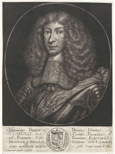 Portret van Karel Lodewijk van de Palts by Jan van Somer
