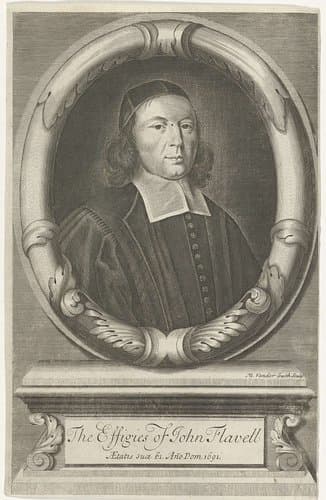 Portret van John Flavel by Michiel van der Gucht