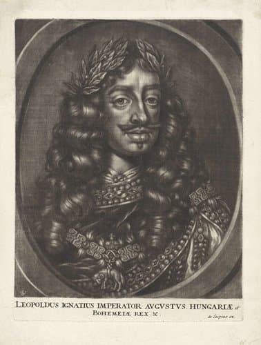 Portret van keizer Leopold I by Jan van Somer