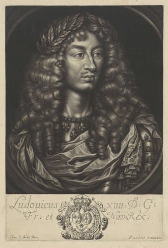 Portret van Lodewijk XIV by Jan van Somer